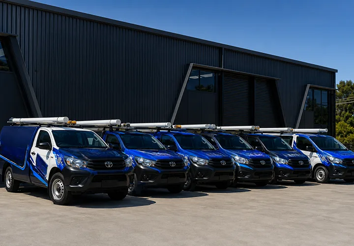 Service vans ready for Yagoona callouts
