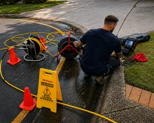 On-site drain inspection at a Yagoona property